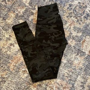lululemon align pant size 4, camo